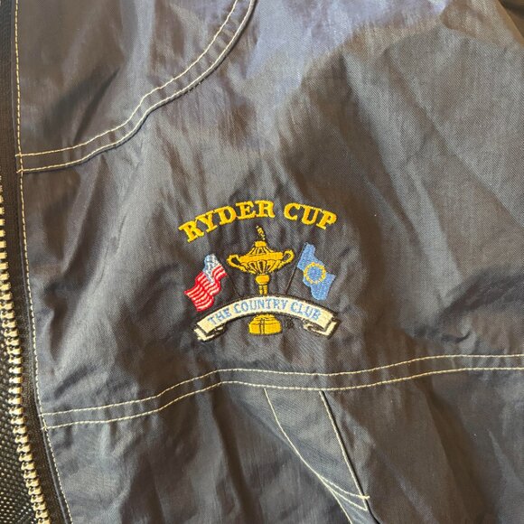 1998 Vintage Men's Go Pak Ryder Cup The Country Club hooded  Jacket - Picture 2 of 3
